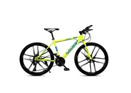 SEESEE.U Mountain Bike SEESEE.U Mountain Bike Adult Mountain Bike 26 inch Double Disc Brake One Wheel 30 Speed Off-Road Speed Bicycle Men and Women, B, 30 Speed