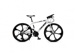 SEESEE.U Mountain Bike SEESEE.U Mountain Bike Adult Mountain Bike 26 inch Double Disc Brake One Wheel 30 Speed Off-Road Speed Bicycle Men and Women, D, 30 Speed