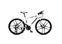 SEESEE.U Mountain Bike SEESEE.U Mountain Bike Adult Mountain Bike 26 inch Double Disc Brake One Wheel 30 Speed Off-Road Speed Bicycle Men and Women, E, 30 Speed