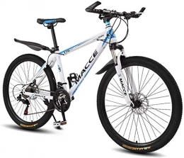 Shirrwoy Mountain Bike Shirrwoy Mountain Bike for Adult 26 Inch, Men Women MTB with Dual Disc Brake, Full Suspension Mountain Trail Bike Outroad Bicycles, 21 / 24 / 27 Speed, D, 27speed