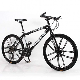 CHHD Bike Shock Absorbing Mountain Bike Double Disc Brake High Carbon Steel Bike 26-inch Mountain Bike, 21-speed / 27-speed