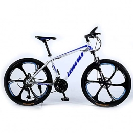 SIER Mountain Bike SIER Adult mountain bike 26 inch 30 speed one wheel off-road variable speed shock absorber men and women bicycle bicycle, Blue
