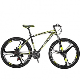 sl Bike SL Eurobike Mountain Bike X1 21 Speed bike 27.5 inch 3 spoke bike Dual Suspension Bicycle mountain bike 27.5 (Yellow)