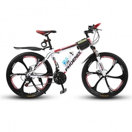 smzzz Mountain Bike smzzz Sports Outdoors Commuter City Road Bike Bicycle Mens' Mountain 17" Inch Steel Frame 27 Speed Fully Adjustable Shock Unit Front Suspension Forks Red 27speed