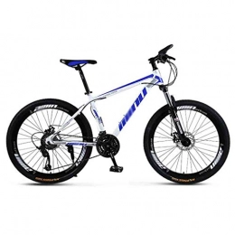SOAR Bike SOAR Adult Mountain Bike Bicycle Mountain Bike Adult Men MTB Light Road Bicycles For Women 26 Inch Wheels Adjustable Speed Double Disc Brake (Color : Blue, Size : 21 Speed)