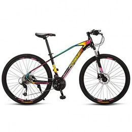 WANYE Mountain Bike Sport, and Expert Adult Mountain Bike, 27.5-Inch Wheels, Tectonic Aluminum Frame, Rigid Hardtail, Hydraulic Disc Brakes, Multiple Colors rainbow-30speed