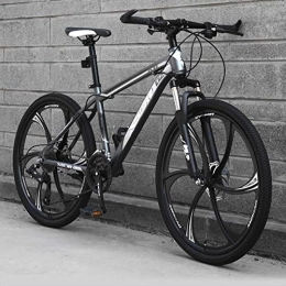  Bike Stylish 24-Speed Mountain Bike for Adult, 24 / 26 Inch Wheels, Lightweight Carbon Steel Frame Disc Brake, #C, 24inch