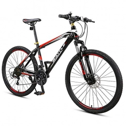  Mountain Bike Stylish 24 Speed Unisex's Mountain Bike 26" Wheel Lightweight Carbon Steel Frame Disc Brake, #C