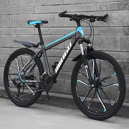 Mountain Bike Stylish Mountain Bike 27 Speeds Carbon Steel Frame Road Bike 24 / 26 Inch Wheels Unisex, White, 24inch