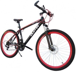 Suge Mountain Bike Suge 26 inch bicycle double disc brake mountain bike speed student fiets Men Women City Commuter Bicycle, Perfect for Road Or Dirt Trail Touring (Color : Red)