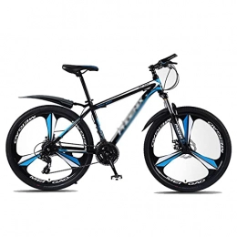 T-Day Mountain Bike T-Day Mountain Bike 26 Inch 24 Speed Mountain Bike MTB Bicycle For Adult High Carbon Steel Frame Double Disc Brake Outroad Mountain Bicycle For Men Women(Size:24 Speed, Color:Blue)