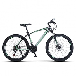 T-Day Bike T-Day Mountain Bike 26 Inch Mountain Bike Carbon Steel Frame 21 / 24 / 27-Speed Dual Disc With Lock-Out Suspension Fork Suitable For Men And Women Cycling Enthusiasts(Size:21 Speed, Color:Green)