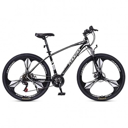 T-Day Mountain Bike T-Day Mountain Bike 27.5 Inch Mountain Bike For Adults Mens Womens With Carbon Steel Frame 24 / 27 Speed Shifters Front And Rear Disc Brakes, Multiple Colours(Size:24 Speed, Color:Black)