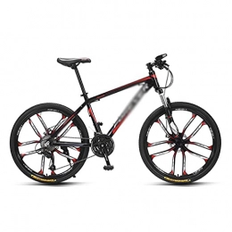T-Day Mountain Bike T-Day Mountain Bike Adult Mountain Bike 26" Wheels 27-Speed Shifters Derailleurs With Dual-Disc Brakes For Boys Girls Men And Wome(Size:27 Speed, Color:Red)