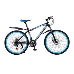 TATANE Mountain Bike TATANE Shock-Absorbing Mountain Bike, Disc Brake Adult 26 Inch Suspension, Soft Tail Frame 21 / 24 / 27 Speed Outdoor Couple Student Bicycle, A, 26 inch 21 speed