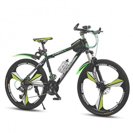 Tbagem-Yjr Mountain Bike Tbagem-Yjr 26 Inch Mountain Bike For Adults, 27-speed Dual Disc Brake City Road Bicycle (Color : Green)