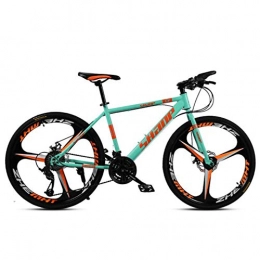 Tbagem-Yjr Mountain Bike Tbagem-Yjr 26 Inch Mountain Bike, Variable Speed Damping Off-road City Road Cycling Bicycle (Color : Green, Size : 24 speed)