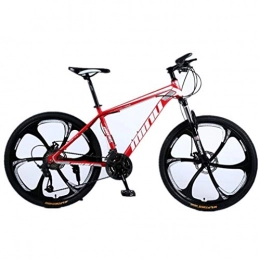 Tbagem-Yjr Mountain Bike Tbagem-Yjr 26 Inch Sports Leisure Mountain Bikes, 26 Speed Mens' Cycling Bicycle (Color : Red white)