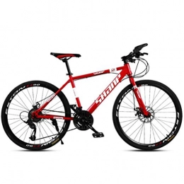 Tbagem-Yjr Bike Tbagem-Yjr 26 Inch Wheel Mountain Bike For Adults - Commuter City Hardtail Bike Sports Leisure (Color : Red, Size : 27 speed)