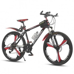 Tbagem-Yjr Bike Tbagem-Yjr 27 Speed Mountain Bike, High Carbon Steel Body City Road Cycling Bicycle 26 Inch Wheel (Color : Red)