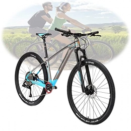 Tbagem-Yjr Bike Tbagem-Yjr 29 Inch 13 Speed Aluminum Alloy Frame Mountain Bike Spoke Wheel Bicycle Full Suspension MTB Men's Ladies MTB Blue