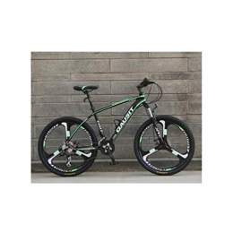 Tbagem-Yjr Bike Tbagem-Yjr Dual Suspension Hard Mountain Bikes, Aluminum Alloy Freestyle City Road Bicycle (Color : Green, Size : 27 speed)