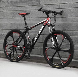 Tbagem-Yjr Mountain Bike Tbagem-Yjr Mountain Bicycle For Adults, Off-road Mens MTB 26 Inch Dual Suspension Bicycle (Color : Black red, Size : 27 speed)