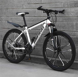 Tbagem-Yjr Bike Tbagem-Yjr Mountain Bike For Adults City Road Bicycle - Commuter City Hardtail Bike Unisex (Color : White, Size : 27 Speed)