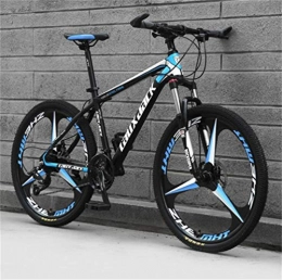 Tbagem-Yjr Mountain Bike Tbagem-Yjr Off-road Variable Speed Mountain Bicycle, 26 Inch Riding Damping Mountain Bike (Color : Black blue, Size : 30 speed)