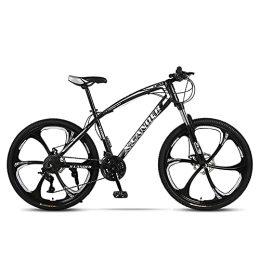 TBNB Mountain Bike TBNB Adult Mens Mountain Bike 24 / 26inch, Full Suspension 24-30 Speed Offroad Road Bicycle, City Bike with Double Disc Brakes for Women (White 26inch / 24Speed)