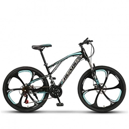 Ti-Fa Bike Ti-Fa Bike, Outdoor Cross-Country Shock Absorber Boy / Girl 24'' 26'' Mountain Bike, High Carbon Steel 21 / 24 / 27 / 30 Variable Speed Bicycles, Mountain Bike Adult Men And Women Students, 26 inch, 24 speed