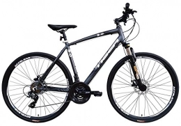 Tiger Cycles Bike Tiger Legend 3.0FS Alloy Sports Hybrid Bike with lock-Out Suspension Fork