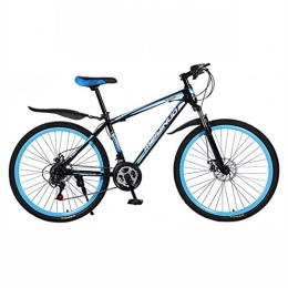 Tochange Mountain Bike Tochange Mountain Bike, 26 Inch Wheels Hard Tail Bike with PVC And All Aluminum Pedals And Rubber Grip, High Carbon Steel And Aluminum Alloy Frame, Double Disc Brake, B, 24 speed