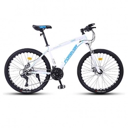tools Mountain Bike TOOLS Off-road Bike Mountain Bike Adult Bicycle Road Men's MTB Bikes 24 Speed 26 Inch Wheels For Womens (Color : White)