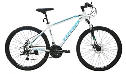 Totem Bike Totem Unisex's Mountain Bike / Bicycles 27.5'' Wheel Lightweight Aluminium Frame 21 Speeds Shimano Disc Brake, White 2