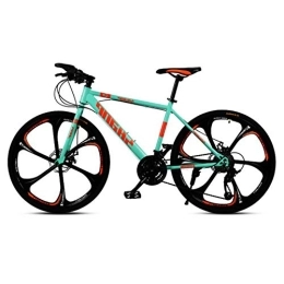 TRGCJGH Mountain Bike TRGCJGH Adult Mountain Bike, High Carbon Steel Outroad Bicycles, 21-Speed Bicycle Full Suspension MTB ​​Gears Dual Disc Brakes Mountain Bicycle, E-30speed