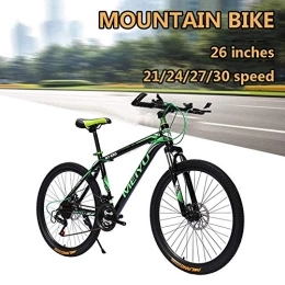 TRGCJGH Bike TRGCJGH Mountain Bike 26 Inch, Aluminum Alloy Hardtail Mountain Bikes, Mountain Bicycle With Front Suspension Adjustable Seat, 21 / 24 / 27 / 30 Speed, C-21speed