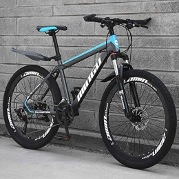 TRGCJGH Bike TRGCJGH Mountain Bike 26 Inches, Double Disc Brake Frame Bicycle Hardtail With Adjustable Seat, Country Men's Mountain Bikes 21 / 24 / 27 / 30 Speed, A-30speed