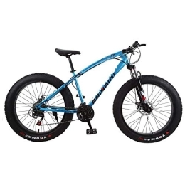 TRGCJGH Mountain Bike TRGCJGH Mountain Bike, Fat Bicycles - 26 Inch, Dual Disc Brakes, Wide Tires, Adjustable Seats, A-27Speed