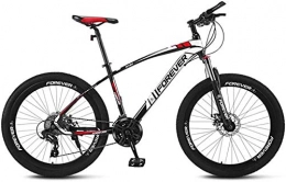 TTZY Bike TTZY Mountain Bicycle, 26" Wheel Front Suspension Mountain Bike 21 / 24 / 27 / 30 Speed Adult Dual Disc Brake Mountain Bike 6-11, Red, 30 Speed SHIYUE (Color : Red, Size : 30 speed)