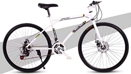 TTZY Mountain Bike TTZY Road Bicycles, 24-Speed 26 inch Bikes, Double Disc Brake, High Carbon Steel Frame, Road Bicycle Racing, Men's and Women Adult-Only 6-24 SHIYUE