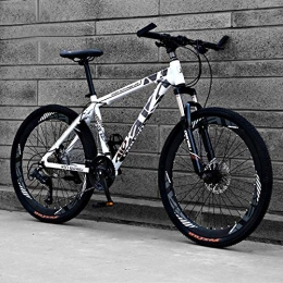 TXX Bike TXX 21 Speed / Speed ​​24 / 27-Speed Double Disc Mountain Bike, Adult Male and Female Students Gear 26 inch Aluminum Mountain Bikes Mountain Bike / Bright White / 24 Speed