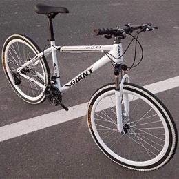 TXX Mountain Bike Speed Bike,Mountain Bike Adult Version,High Carbon Steel Bike,City Bike The Whole Model/Silver / 26 inches x 17 inches