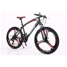 TYXTYX Outdoor sports 26" Mountain Bike Lightweight High-Carbon Steel Frame Front Suspension Dual Disc Brakes 21-30 Speeds Unisex Bicycle MTB