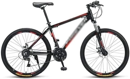 UYHF Mountain Bike UYHF 26 Inch Wheels Mountain Bike 24 Speed Dual Suspension MTB With Shock-Absorbing Front Fork for A Path, Trail & Mountains red-27 Inch