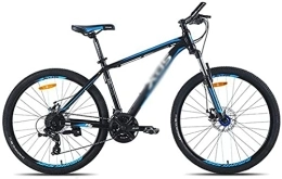 UYHF  UYHF Mountain Bike With 24 / 26 Inch 24 Speed With Dual Suspension for Men Woman Adult And Teens Aluminum Alloy Frame for Path, Trail & Mountains blue- 26 Inch