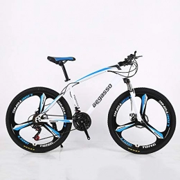 VANYA Bike VANYA 24 / 26 Inch Variable Speed Mountain Bike 30 Speed Commuter Bicycle Double Disc Brakes Shock Absorber Student Cycle, White, 26inches