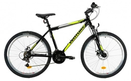 Venture Mountain Bike Venture 2621 mountainbike 26 Inch 38 cm Boys 18SP Rim Brakes Black / Yellow