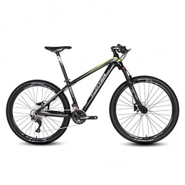 W&TT Mountain Bike W&TT Adults Mountain Bike 33 Speeds Double Shock Absorber Off-road Bicycles with Suspension Fork and Oil Disc Brake, Aluminum alloy Bike 26 / 27.5Inch, Black1, 27.5 * 17
