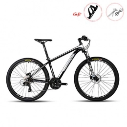 W&TT Bike W&TT Mountain Bike SHIMANO M310-24 Speeds Hydraulic Disc Brake Off-road Bike 26" / 27.5" Adults Aluminum Alloy Bicycles with Suspension Fork and Shock Absorber, White, 26"*17